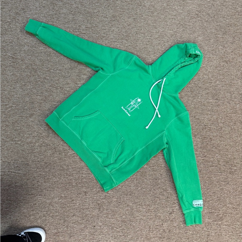 CHNGE Vibrant Green Organic Hoodie